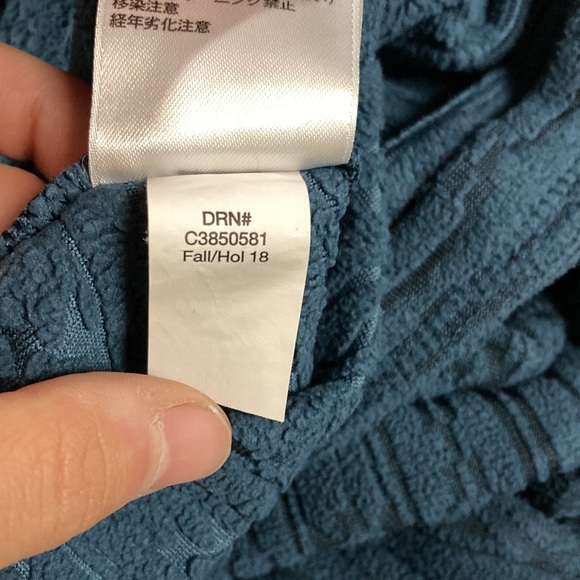 Eddie Bauer Fleece 1/2 Zip Up PullOn Baselayer Blue Women’s Small Textured - Picture 7 of 8